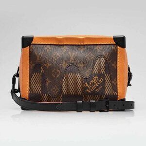 Louis Vuitton x Nigo Limited Edition Giant Damier Monogram Canvas Soft Trunk Bag